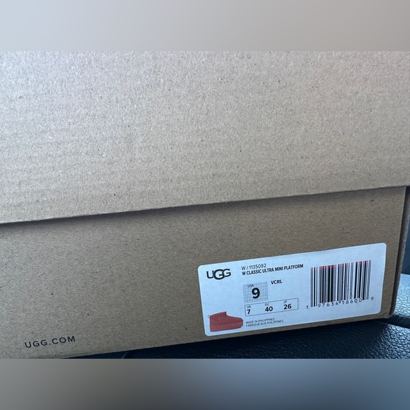 NEW Ugg Classic Ultra Mini Platform Boots -Pink size 9 - Picture 7 of 7